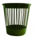 Coș din plastic pentru hîrtie, 10 Litri, culoare verde, Arnika